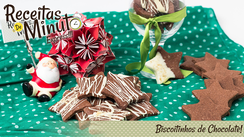 Biscoitinhos de Chocolate - Receitas de Minuto - A Solução prática para o  seu dia-a-dia!
