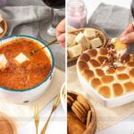Fondue de Pizza 2 Queijos + Smores de Forno