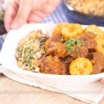 Carne de Panela com Banana e Feijão Tropeiro